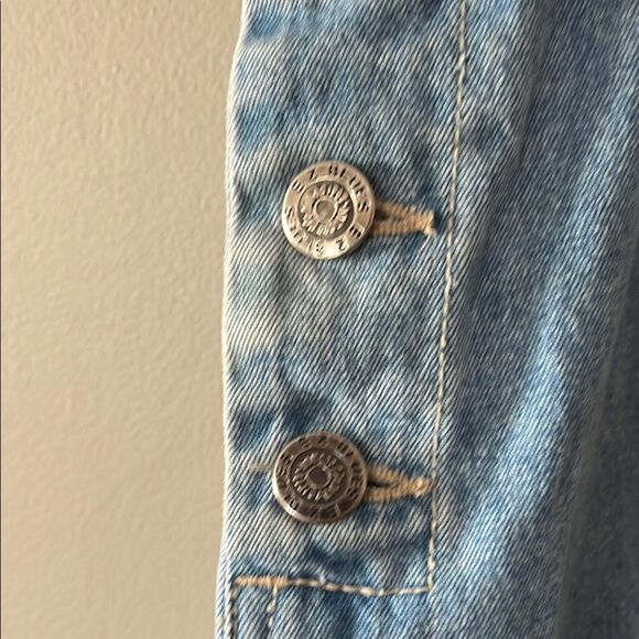 Classic Blue Denim Kids Overalls - Picture 3 of 4